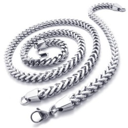 Rationele Constructie Kleurbriljantie Hoogwaardige Titanium Sieradenset Inclusief Ketting En Armband