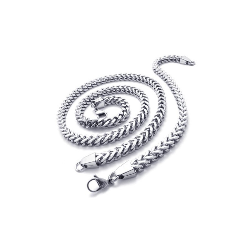 Rationele Constructie Kleurbriljantie Hoogwaardige Titanium Sieradenset Inclusief Ketting En Armband Rationele Constructie Kleurbriljantie Hoogwaardige Titanium Sieradenset Inclusief Ketting En Armband