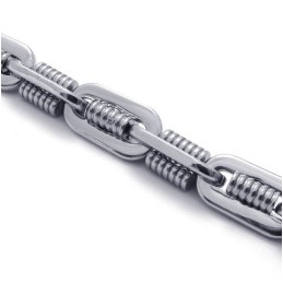 Fijn Bewerkte Kleurbriljantie Betrouwbare Kwaliteit Titanium Armband