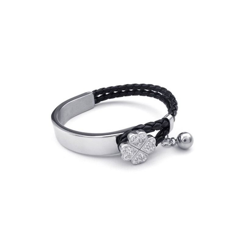 Vakkundige Vervaardiging Delicate Kleuren Uitstekende Kwaliteit Titanium Leren Armband Vakkundige Vervaardiging Delicate Kleuren Uitstekende Kwaliteit Titanium Leren Armband