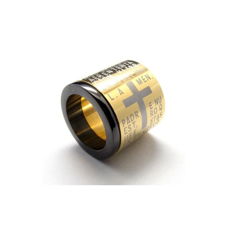 Herenketting Met Kruisringen Van Puur Titanium (Nieuw) Herenketting Met Kruisringen Van Puur Titanium (Nieuw)