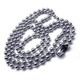 Herenketting Met Kruisringen Van Puur Titanium (Nieuw)