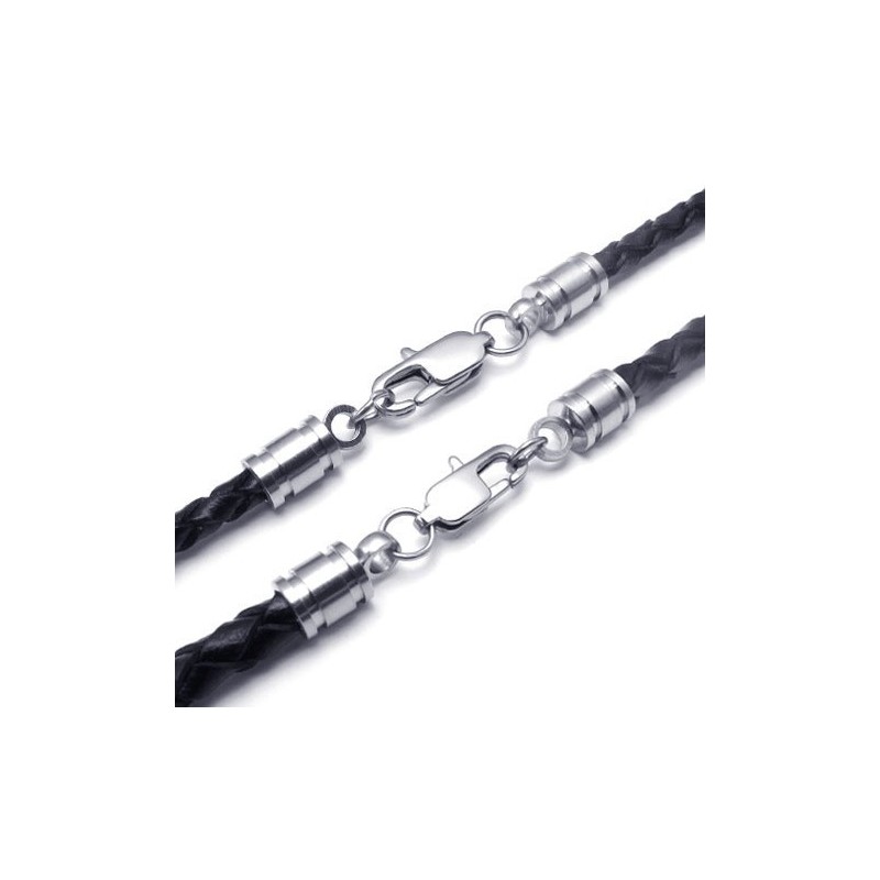 Deft Design Delicate Kleuren Wereldwijd Bekende Titanium Leren Ketting Deft Design Delicate Kleuren Wereldwijd Bekende Titanium Leren Ketting