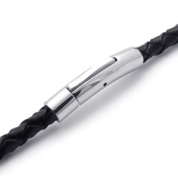Rationele Constructie Kleur Briljantie Stabiele Kwaliteit Titanium Leren Ketting