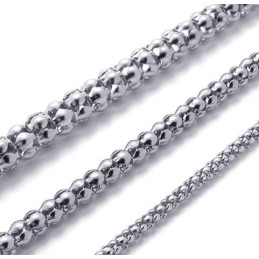Modieuze Patronen, Kleurbriljantie, Duurzaam In Gebruik, Titanium Ketting
