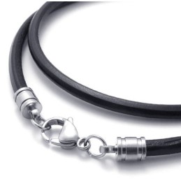 Vakkundige Vervaardiging Delicate Kleuren Stabiele Kwaliteit Leren Ketting