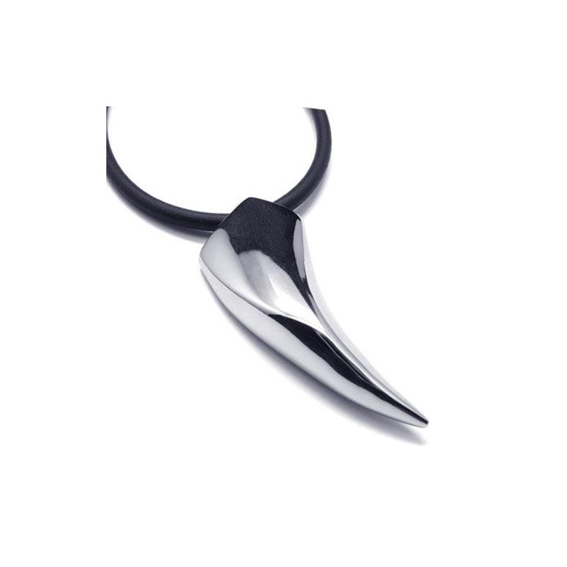 Hanger Met Dierentanden Van Puur Titanium (316L) Voor Heren