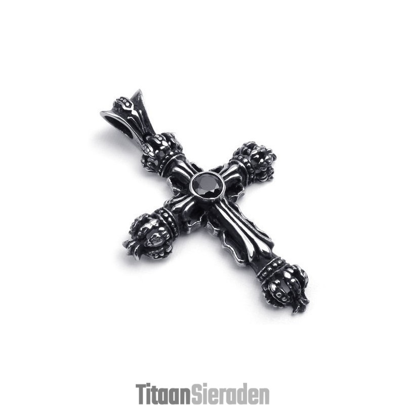 Professioneel Ontwerp Delicate Kleuren De Koningin Van Kwaliteit Titanium Kruishanger