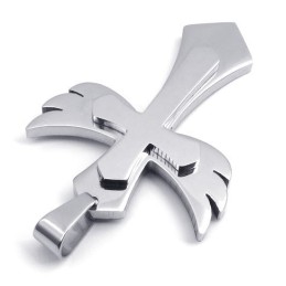 Elegante Vorm, Kleur, Briljantie, Betrouwbare Kwaliteit, Titanium Kruishanger