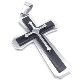 Fijn Bewerkte, Delicate Kleuren, Uitstekende Kwaliteit Titanium Kruishanger