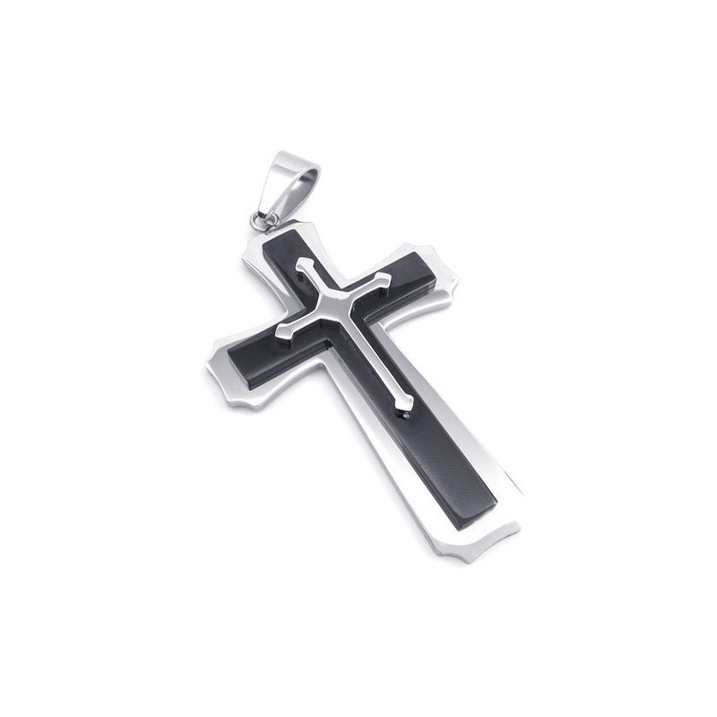 Fijn Bewerkte, Delicate Kleuren, Uitstekende Kwaliteit Titanium Kruishanger Fijn Bewerkte, Delicate Kleuren, Uitstekende Kwaliteit Titanium Kruishanger