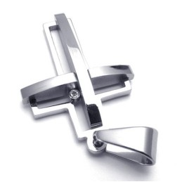 Voor Uw Selectie Kleurbriljantie Om Een Lang Verhaal Te Hebben Titanium Kruis Hanger