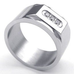 Fijn Bewerkte Kleurbriljantie Stabiele Kwaliteit Titanium Ring