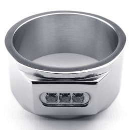 Fijn Bewerkte Kleurbriljantie Stabiele Kwaliteit Titanium Ring