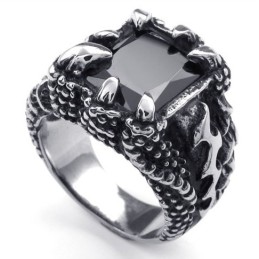 Weelderig Ontwerp, Delicate Kleuren, Stabiele Kwaliteit Titanium Ring