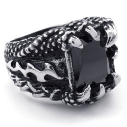 Weelderig Ontwerp, Delicate Kleuren, Stabiele Kwaliteit Titanium Ring