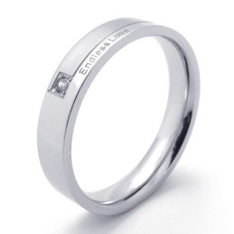 Elegante Vorm, Kleur, Glans, Stabiele Kwaliteit, Titanium Ring