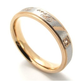 Prachtig Ontwerp, Prachtige Kleuren, Hoogwaardige Titanium Ring