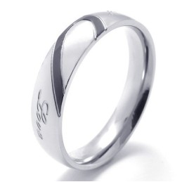 Elegante Vorm, Kleur, Briljantie, Uitstekende Kwaliteit Titanium Ring