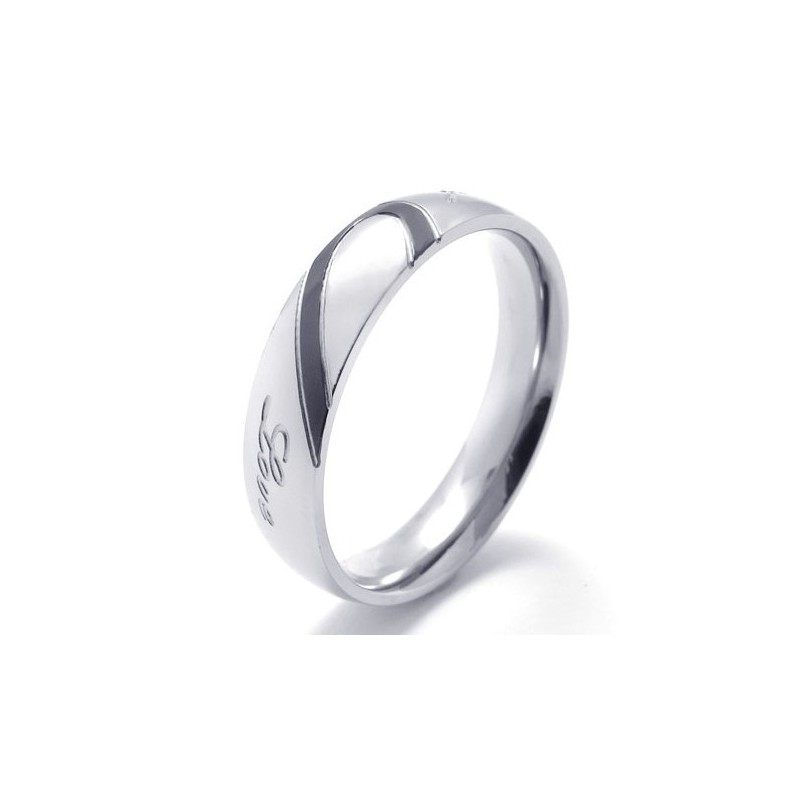 Elegante Vorm, Kleur, Briljantie, Uitstekende Kwaliteit Titanium Ring Elegante Vorm, Kleur, Briljantie, Uitstekende Kwaliteit Titanium Ring