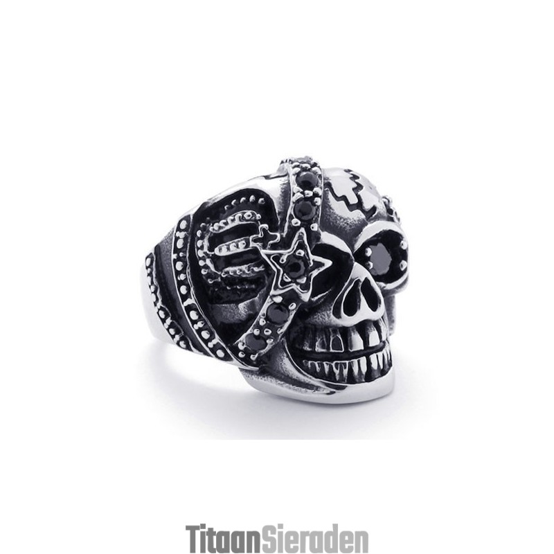 Rationele Constructie Kleurbriljantie Hoogwaardige Titanium Ring Rationele Constructie Kleurbriljantie Hoogwaardige Titanium Ring