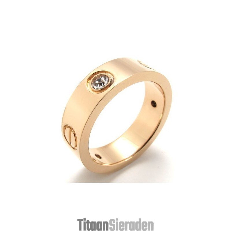 Weelderig In Ontwerp, Prachtige Kleuren, Betrouwbare Kwaliteit Titanium Ring