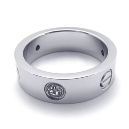 Vakkundige Vervaardiging, Kleurbriljantie, Titanium Ring Van Superieure Kwaliteit