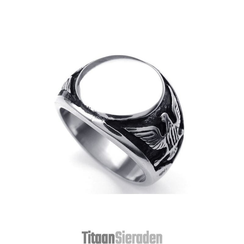 Modieuze Patronen, Kleurbriljantie, Duurzaam In Gebruik, Titanium Ring Modieuze Patronen, Kleurbriljantie, Duurzaam In Gebruik, Titanium Ring