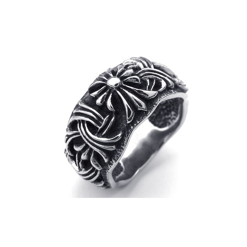 Modieuze Patronen, Kleurbriljantie, Uitstekende Kwaliteit Titanium Ring
