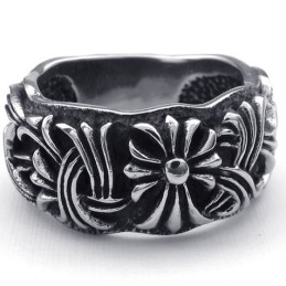 Modieuze Patronen, Kleurbriljantie, Uitstekende Kwaliteit Titanium Ring