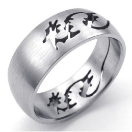 Nieuwste Technologie Kleurbriljantie Stabiele Kwaliteit Titanium Ring