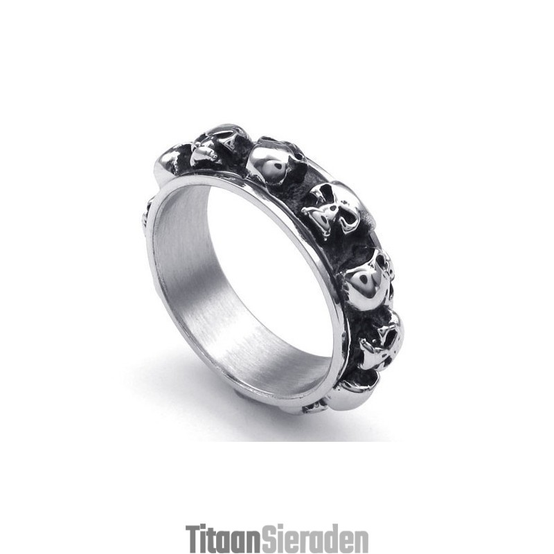 Modern Design, Delicate Kleuren, Betrouwbare Kwaliteit Titanium Ring